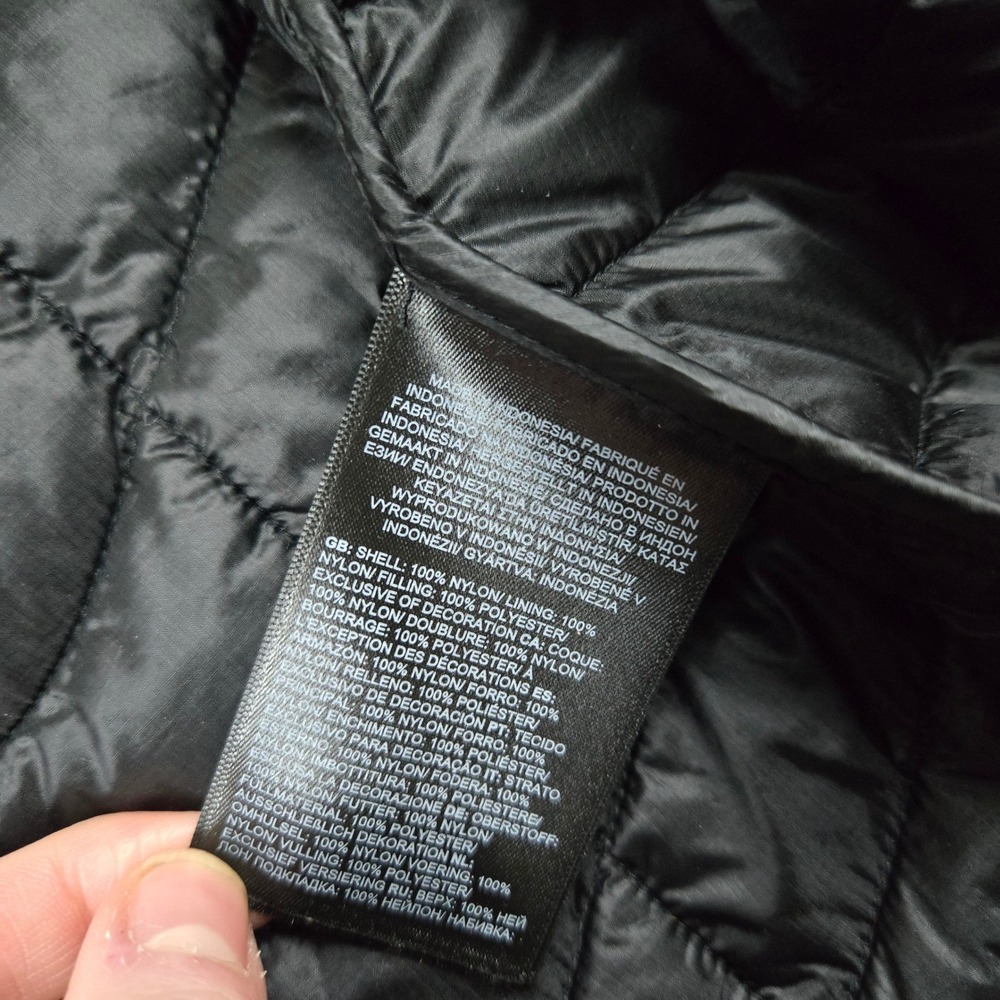 The North Face Thermoball Eco Vest Mens XXL Black Quilted Puffer Gorpcore Hiking - Picture 11 of 16